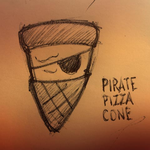 Pirate Pizza Cone featured image